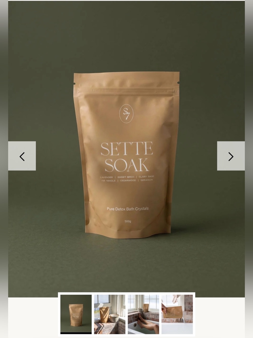 Studio Sette: Sette Soak Detox Bath Salts from the Fall 2026 Jilly Box